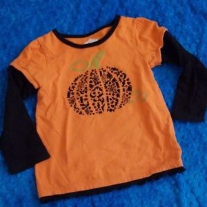Halloween pumpkin long sleeve top